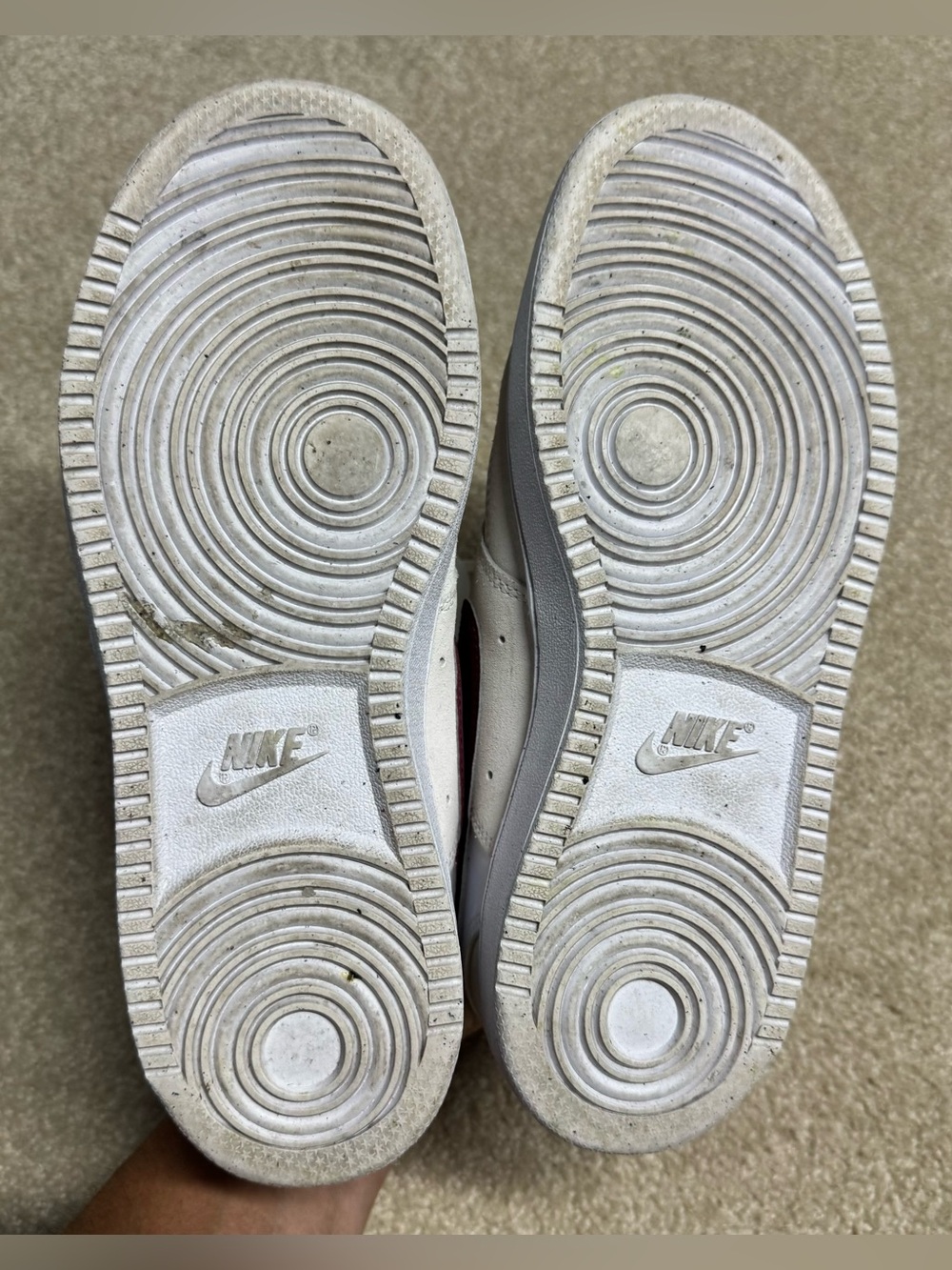 Nike Court Vision Low Shoes Women 7.5 White Valentines Day FQ7628-100 Sneakers - Picture 8 of 8